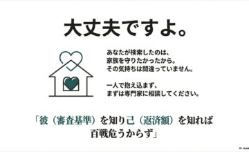 大丈夫ですよ、借金バレずにマイホーム購入