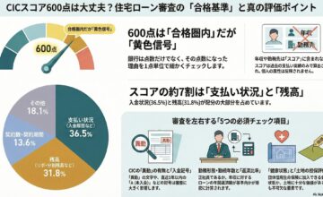 CICスコアは審査に影響するのか