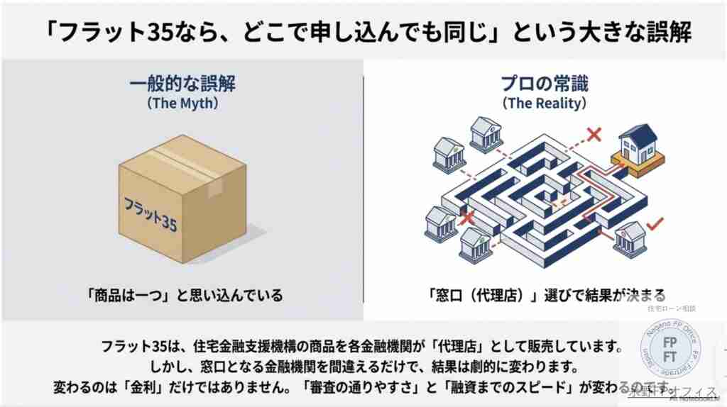 フラット３５には選び方がある
