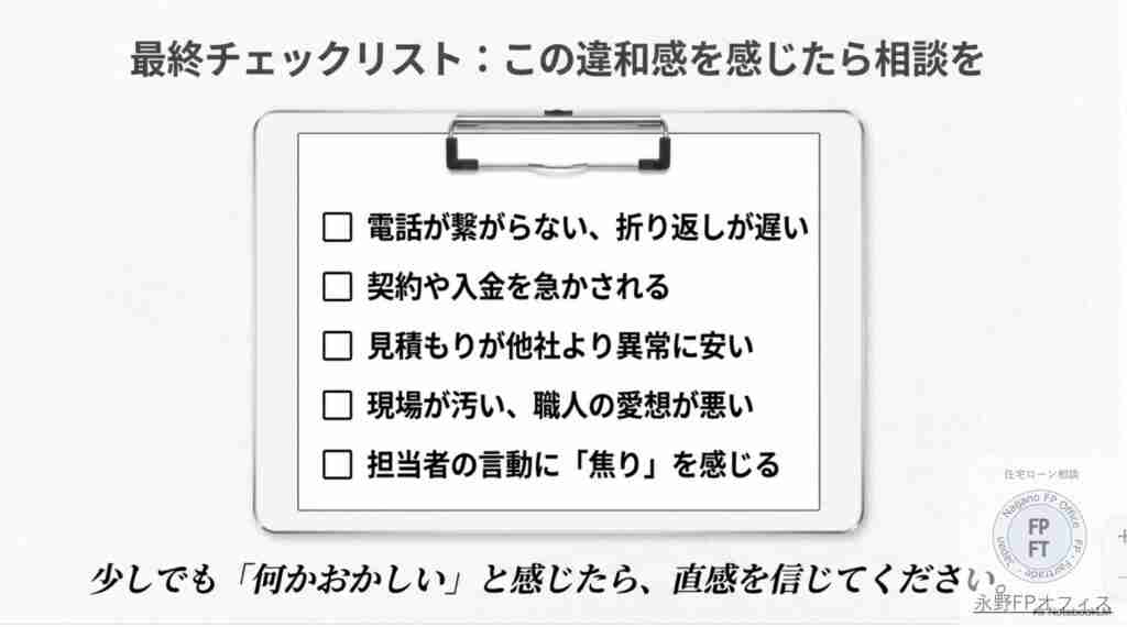 工務店チェックリスト