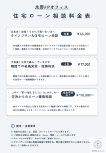 永野FPオフィス料金表