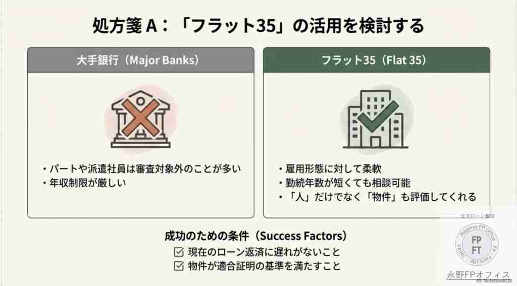 フラット35を使った妻名義に移す方法