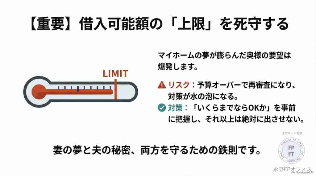 借入可能額の上限を死守する