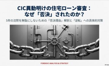 CIC異動明けの住宅ローンはなぜ否決されたのか